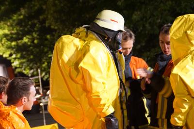Unbekanntes Stoffgemische tritt in Herrenberger Chemiefirma aus